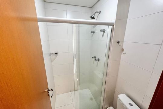 Banheiro de apartamento para alugar com 1 quarto, 45m² em Santana, São Paulo