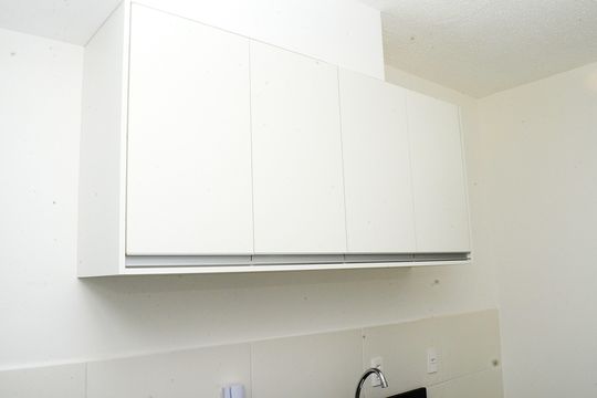 Cozinha - Armários de apartamento para alugar com 2 quartos, 59m² em Goiânia, Belo Horizonte