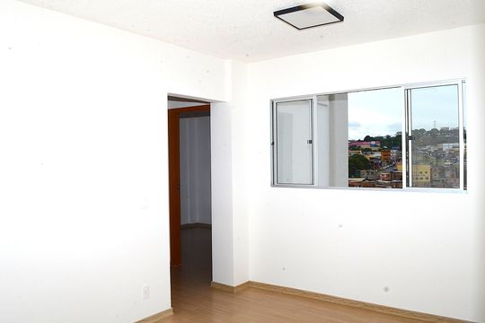 Sala de apartamento para alugar com 2 quartos, 59m² em Goiânia, Belo Horizonte