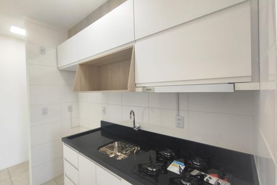 Cozinha de apartamento para alugar com 1 quarto, 48m² em Rio Branco, Novo Hamburgo