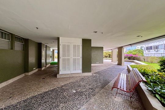 Área comum de apartamento para alugar com 3 quartos, 115m² em Leblon, Rio de Janeiro