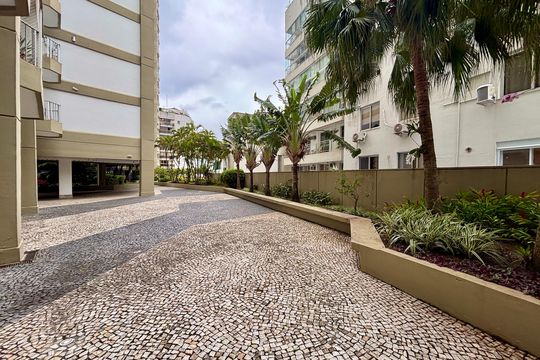 Área comum de apartamento para alugar com 3 quartos, 115m² em Leblon, Rio de Janeiro