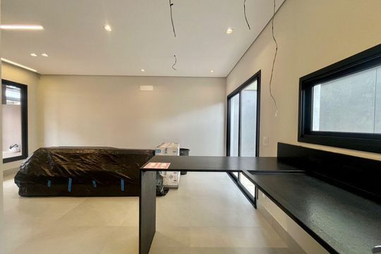Cozinha de casa de condomínio à venda com 4 quartos, 158m² em Parque Taquaral, Campinas