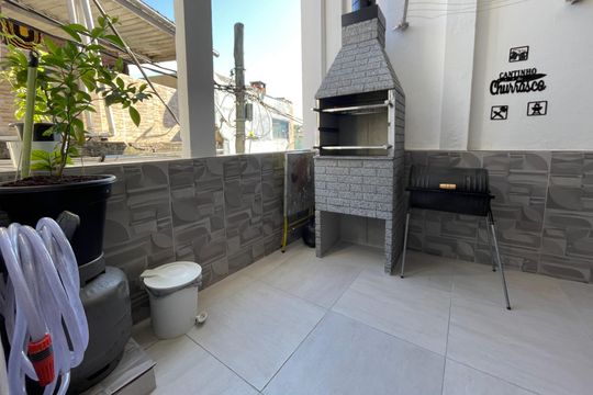 Área comum - Churrasqueira de casa à venda com 2 quartos, 70m² em Vila Bela Vista (zona Norte), São Paulo