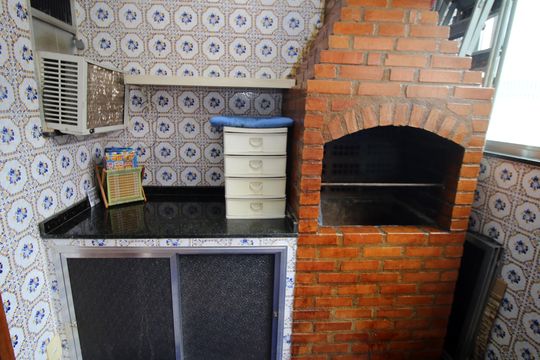 Churrasqueira de apartamento à venda com 3 quartos, 85m² em Irajá, Rio de Janeiro