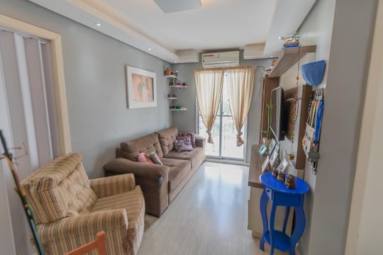 Sala de apartamento para alugar com 3 quartos, 62m² em Santos Dumont, São Leopoldo