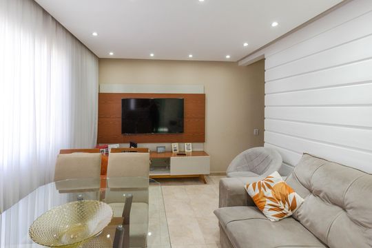 Sala de casa de condomínio à venda com 3 quartos, 125m² em Vila Bremen, Guarulhos