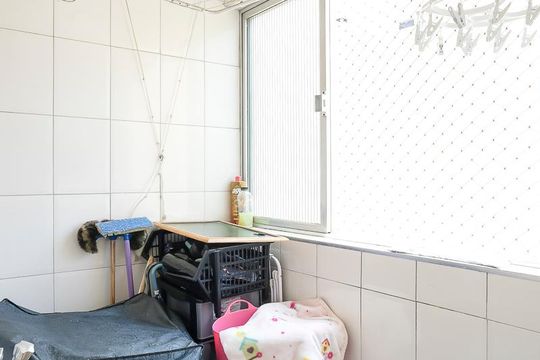 Área de serviço de apartamento à venda com 2 quartos, 68m² em Barcelona, São Caetano do Sul