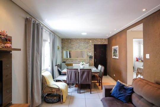 Sala de apartamento à venda com 2 quartos, 68m² em Barcelona, São Caetano do Sul