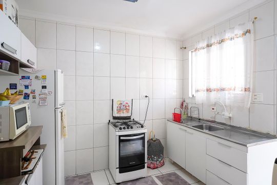 Cozinha de apartamento à venda com 2 quartos, 68m² em Barcelona, São Caetano do Sul