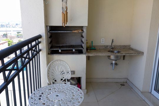 Sacada de apartamento à venda com 2 quartos, 84m² em Jaguaré, Osasco
