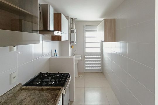 Cozinha de apartamento para alugar com 2 quartos, 187m² em Abraão, Florianópolis