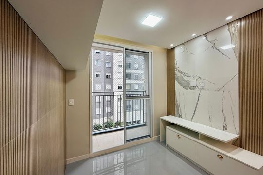 Sala de apartamento para alugar com 2 quartos, 41m² em Santo Amaro, São Paulo