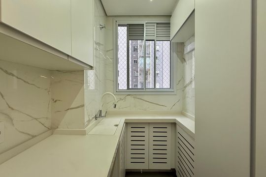 Área de Serviço de apartamento para alugar com 2 quartos, 41m² em Santo Amaro, São Paulo