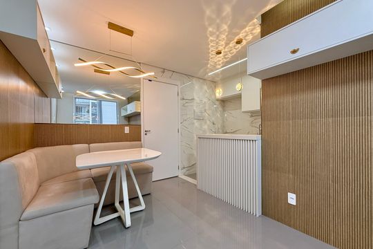 Sala de apartamento para alugar com 2 quartos, 41m² em Santo Amaro, São Paulo