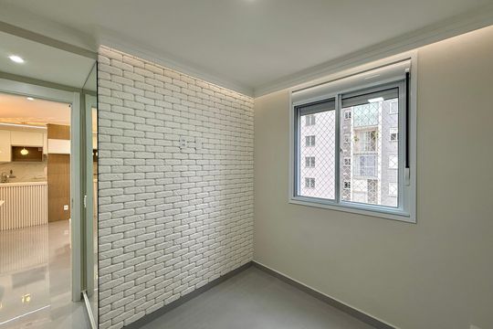 Quarto 2 de apartamento para alugar com 2 quartos, 41m² em Santo Amaro, São Paulo