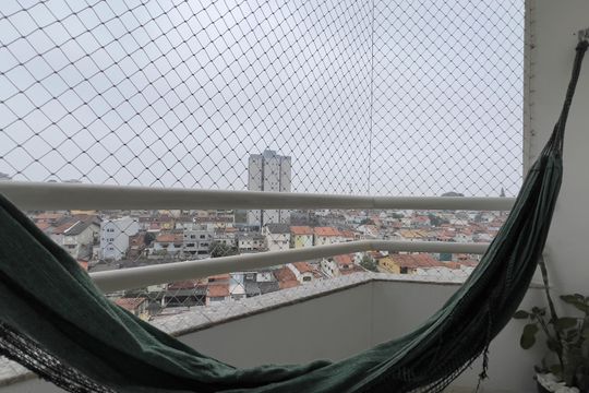 Varanda da Sala de apartamento à venda com 3 quartos, 70m² em Centro, Guarulhos