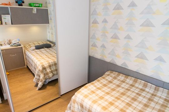 SUITE 1 de apartamento à venda com 3 quartos, 131m² em Fazenda São Quirino, Campinas