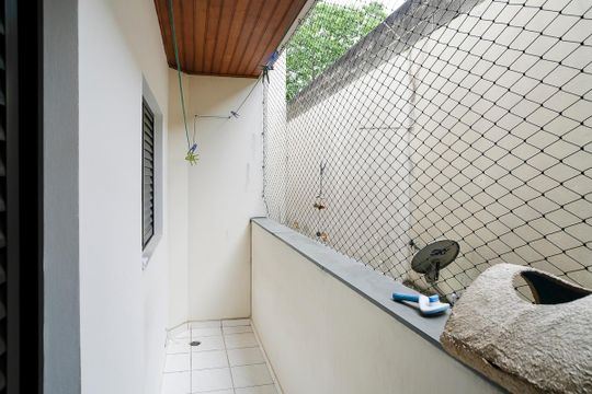 Varanda da suíte de apartamento para alugar com 3 quartos, 86m² em Campestre, Santo André