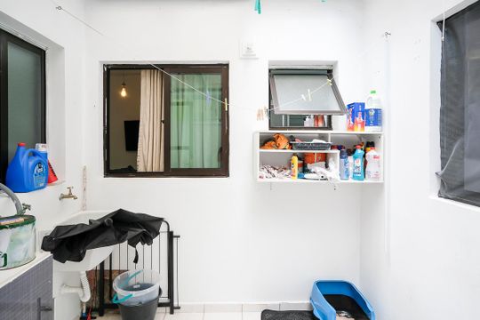 Área de serviço de apartamento para alugar com 3 quartos, 86m² em Campestre, Santo André
