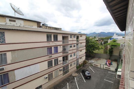 Vista da Suíte de apartamento à venda com 2 quartos, 51m² em Pechincha, Rio de Janeiro