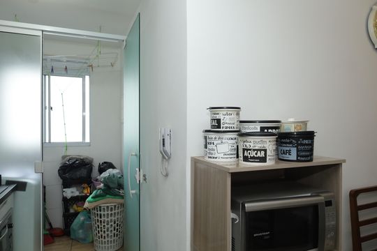 Cozinha de apartamento para alugar com 2 quartos, 56m² em Vila Cosmopolita, São Paulo