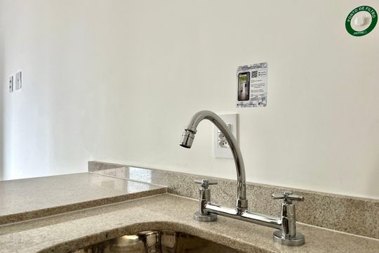 Cozinha de kitnet/studio à venda com 1 quarto, 24m² em Vila Santa Catarina, São Paulo