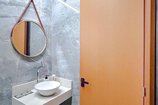 Banheiro de apartamento para alugar com 1 quarto, 33m² em Vila Zilda, São Paulo