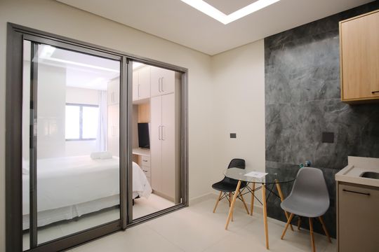 Cozinha de kitnet/studio para alugar com 1 quarto, 33m² em Vila Zilda, São Paulo
