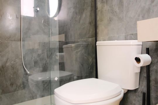Banheiro Social de kitnet/studio para alugar com 1 quarto, 33m² em Vila Zilda, São Paulo