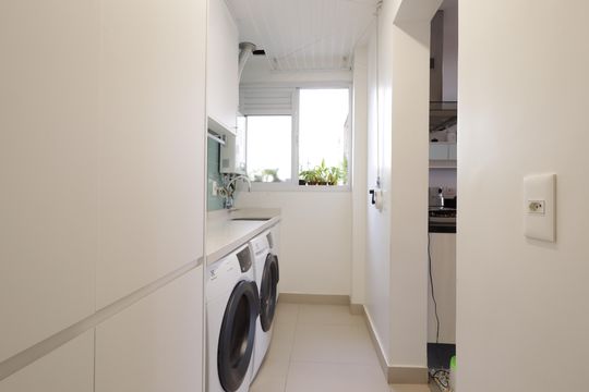 Área de Serviço de apartamento à venda com 3 quartos, 128m² em Vila Andrade, São Paulo