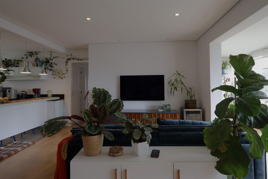 Sala de apartamento à venda com 3 quartos, 128m² em Vila Andrade, São Paulo