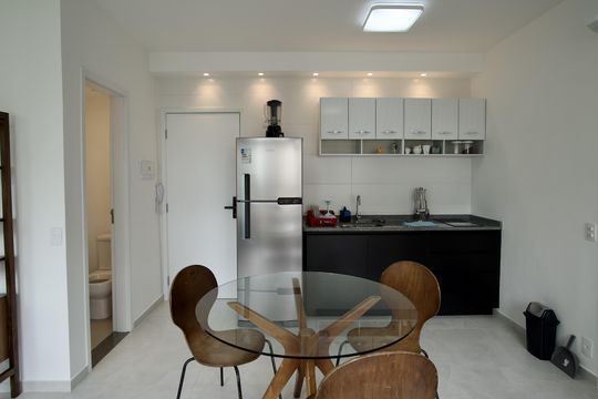 Sala de apartamento para alugar com 1 quarto, 45m² em Pinheiros, São Paulo