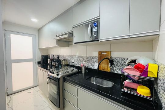 Cozinha de apartamento para alugar com 2 quartos, 80m² em Jardim Silvestre, Guarulhos