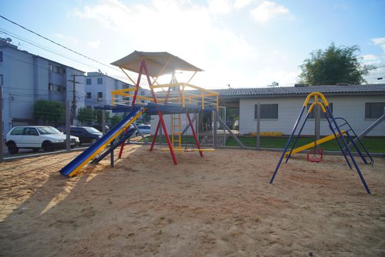 Área comum - Playground de apartamento à venda com 2 quartos, 40m² em Canudos, Novo Hamburgo