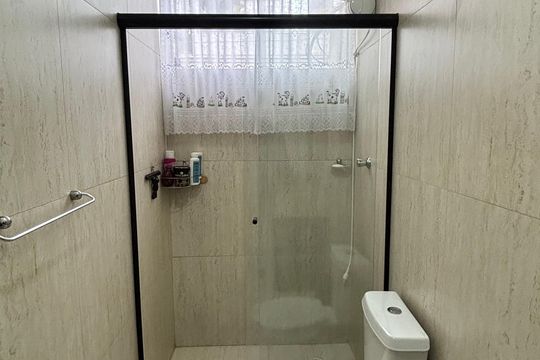 Banheiro da Suíte de apartamento para alugar com 2 quartos, 50m² em Campestre, Santo André