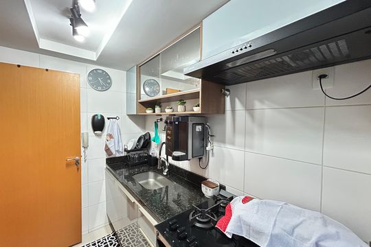 Cozinha de apartamento à venda com 2 quartos, 66m² em Cachambi, Rio de Janeiro