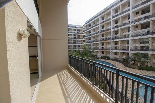 Varanda de apartamento à venda com 2 quartos, 62m² em Taguatinga, Brasília