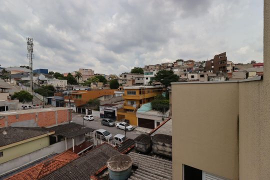 Vista da Cozinha de apartamento para alugar com 2 quartos, 78m² em Jardim Guarará, Santo André
