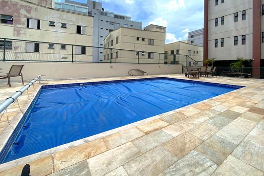 Área comum - Piscina de apartamento à venda com 4 quartos, 120m² em Buritis, Belo Horizonte