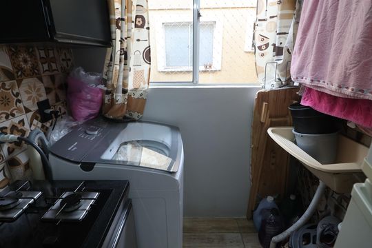 Cozinha e Área de Serviço de apartamento à venda com 2 quartos, 44m² em Igara, Canoas