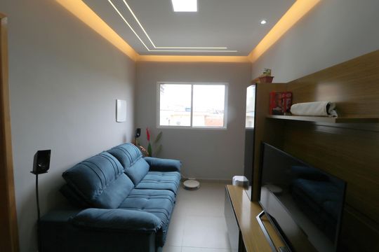 Sala de apartamento para alugar com 2 quartos, 41m² em Vila Antonieta, São Paulo