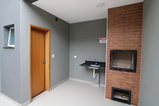 Área comum - Churrasqueira de apartamento para alugar com 2 quartos, 41m² em Vila Antonieta, São Paulo