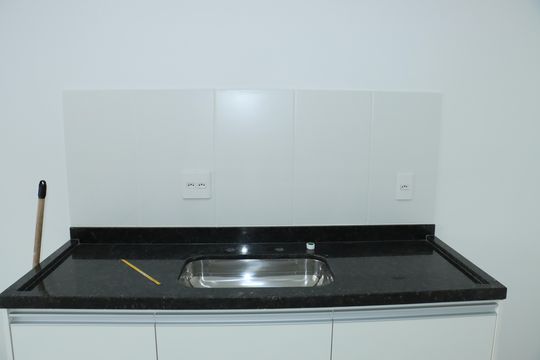 Cozinha de apartamento para alugar com 2 quartos, 65m² em Esplanada, Embu das Artes