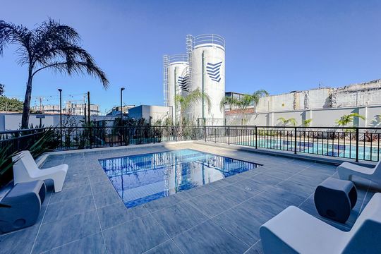 Área comum - Piscina de apartamento para alugar com 2 quartos, 38m² em Mooca, São Paulo