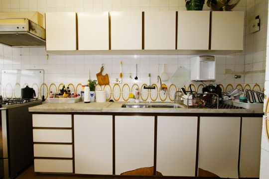 Cozinha de apartamento à venda com 4 quartos, 180m² em São Bento, Belo Horizonte