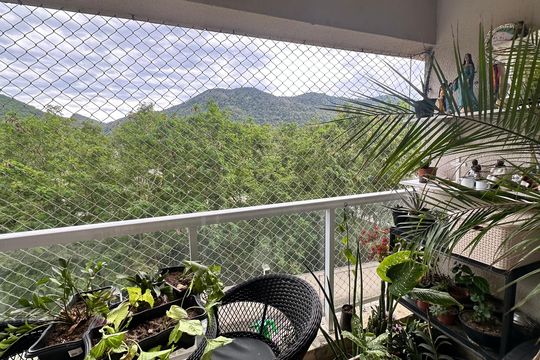 Varanda de apartamento à venda com 3 quartos, 77m² em Recreio dos Bandeirantes, Rio de Janeiro