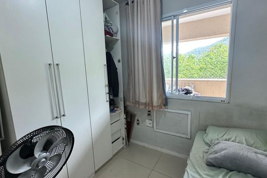 Quarto 2 de apartamento à venda com 3 quartos, 77m² em Recreio dos Bandeirantes, Rio de Janeiro
