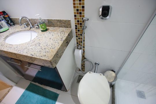 Banheiro Social de casa para alugar com 3 quartos, 117m² em Jacarepaguá, Rio de Janeiro