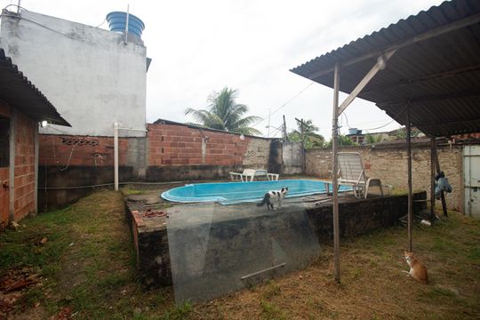 Área comum - Piscina de casa para alugar com 2 quartos, 350m² em Guaratiba, Rio de Janeiro